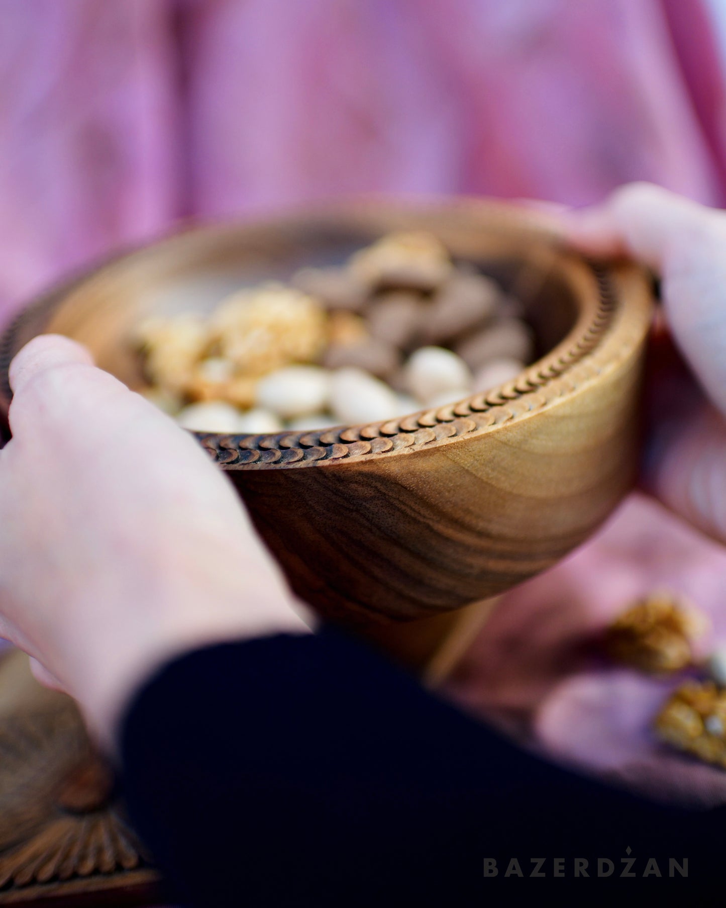 Hand Carved Wooden Bowl Vera by Civilisation