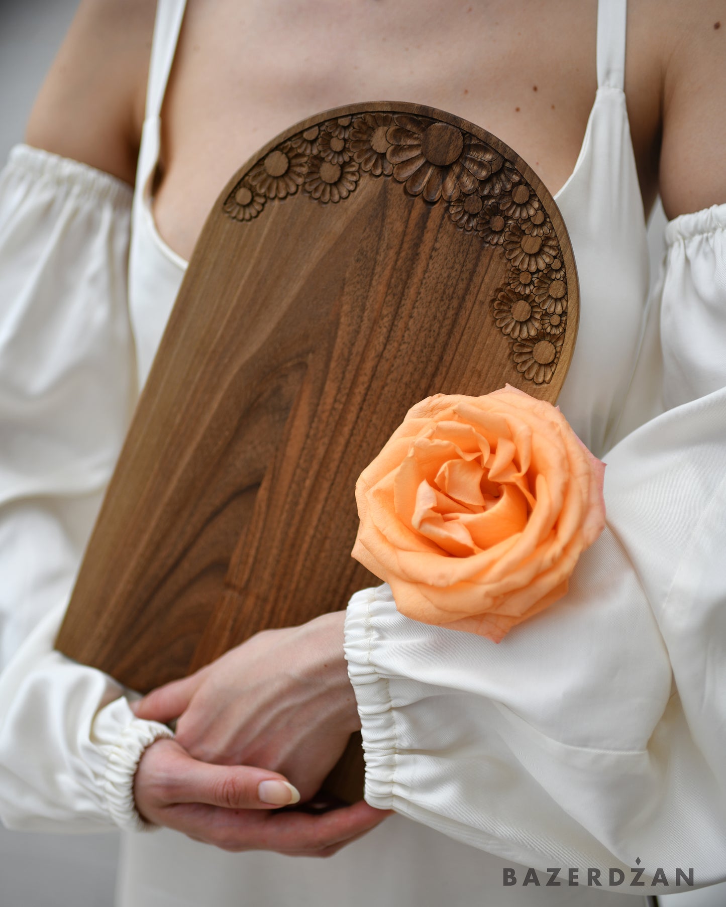 Hand Carved Wooden Board Behar by Civilisation