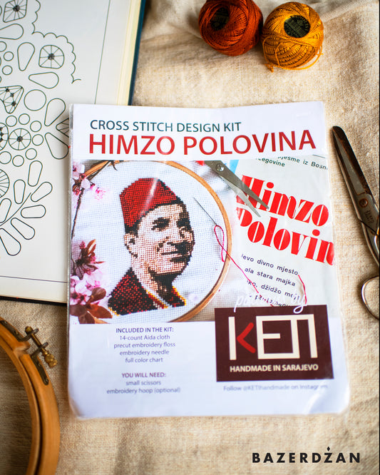 Keti Cross Stitch Design Kit - Himzo Polovina, by Keti Handmade